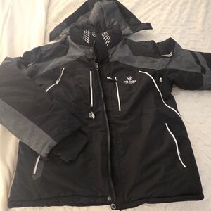 Black and Gray Eye Wolf Jacket